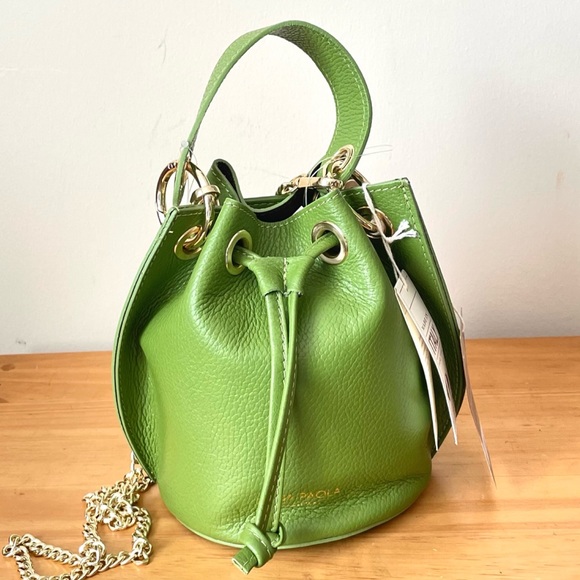 Anna Paola Handbags - New Anna Paola Italian Leather Bucket Bag Crossbody Bag
